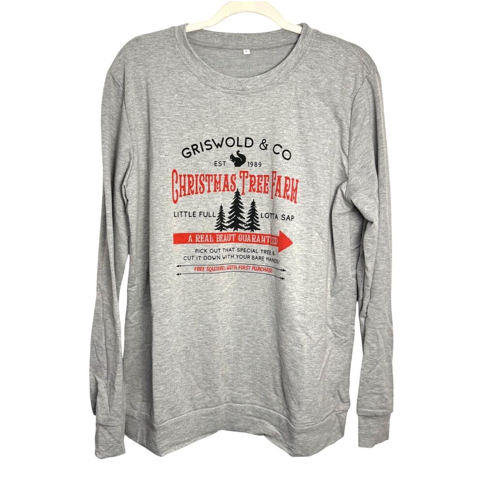 NWOT Griswold Christmas Tree Farm Graphic Tee-Shirt‎ Top - Picture 3 of 13